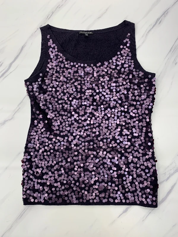 Stock Clearance Top Sleeveless Basic By Eileen Fisher In Purple, Size: Sp