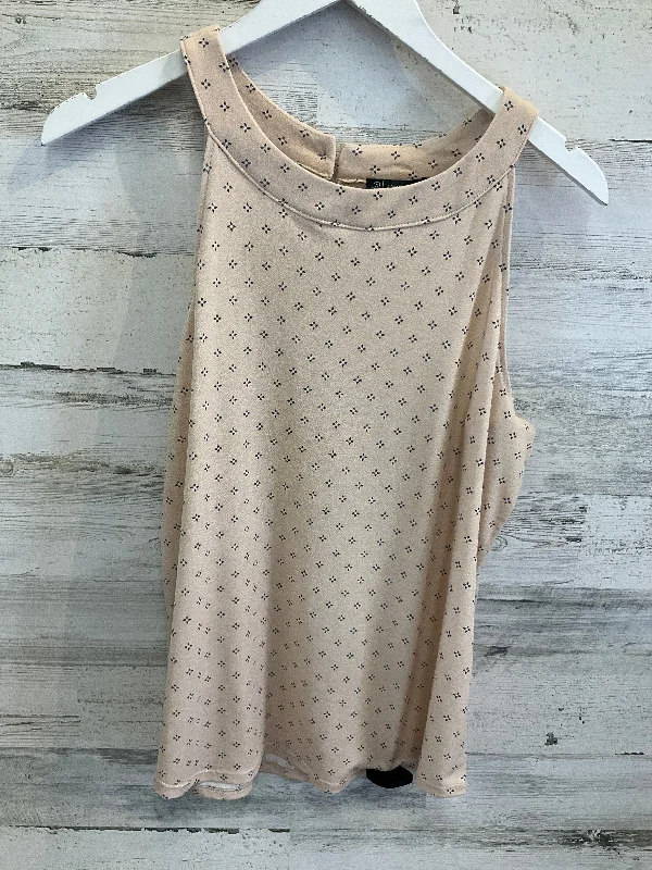 Big Savings Top Sleeveless By Adrianna Papell In Peach, Size: M