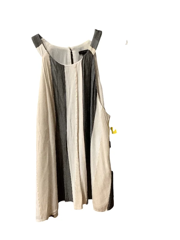 Price Blitz Top Sleeveless By Ann Taylor In Beige, Size: L