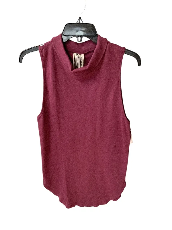 Discount Mania Top Sleeveless By Free People In Purple, Size: Xs