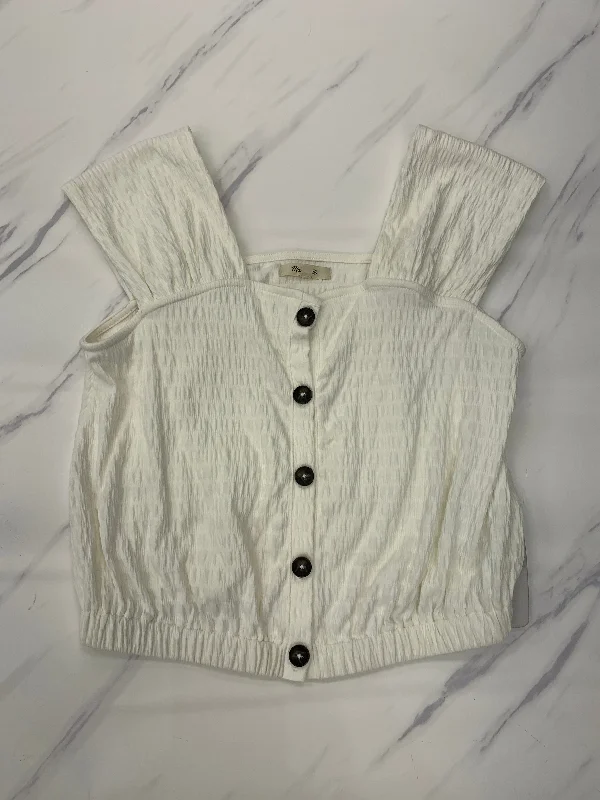 Price Meltdown Top Sleeveless By Madewell In Cream, Size: Xs