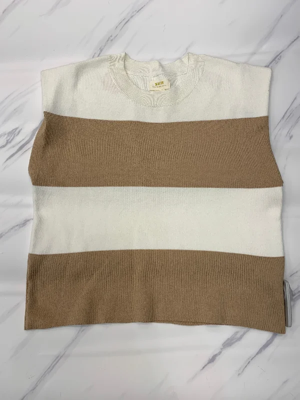 Markdown Madness Top Sleeveless By Maeve In Cream, Size: M