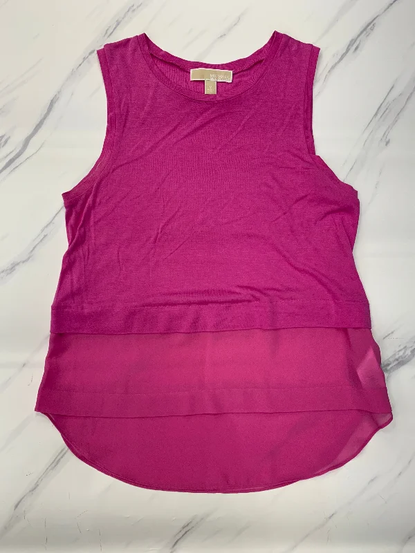 Can't Miss Top Sleeveless By Michael By Michael Kors In Pink, Size: M