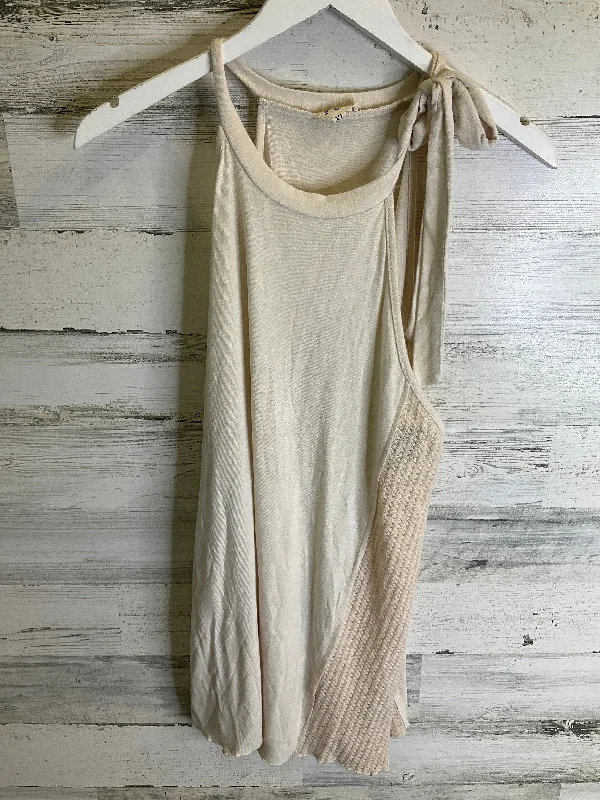 Inventory Reduction Top Sleeveless By Pol In Cream, Size: Xl