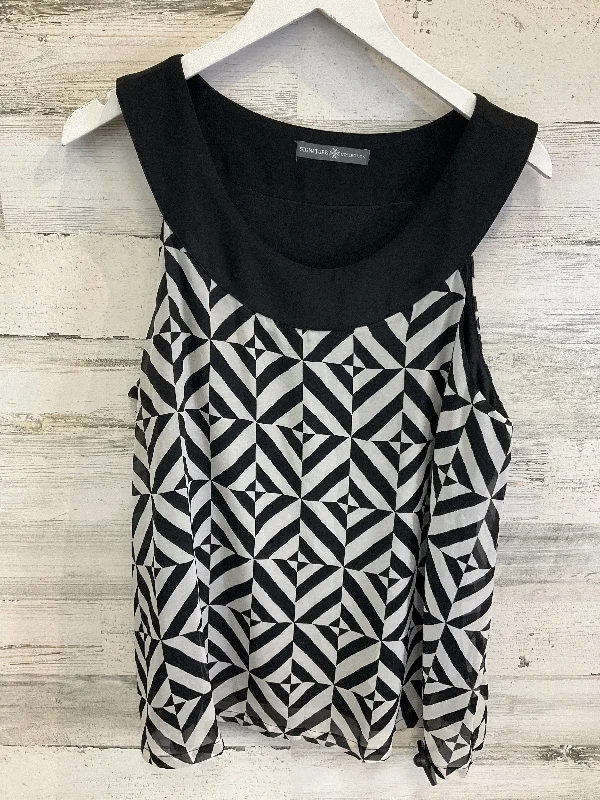 Super Bargain Top Sleeveless By Signature Collection In Black, Size: Xl