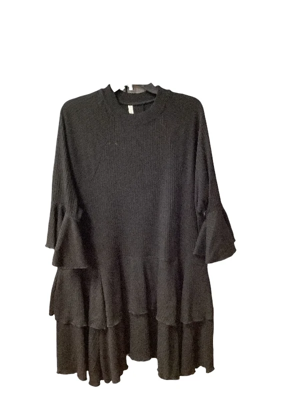 Closeout Sale Tunic Long Sleeve By Wishlist In Black, Size: S