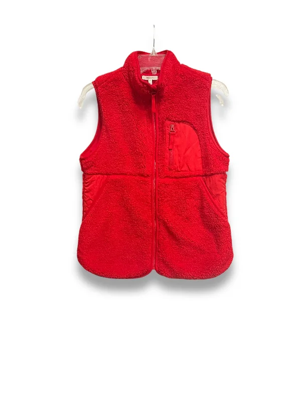 Vest Fleece By Maurices In Red, Size: S