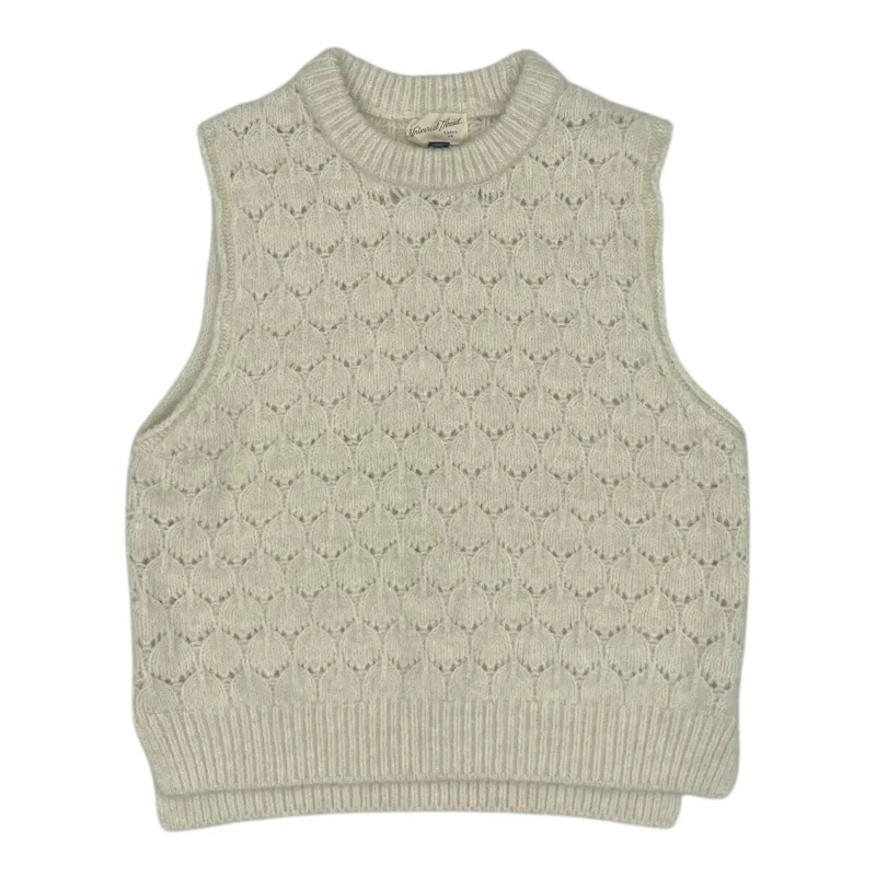 Reduced Prices Vest Sweater By Universal Thread In Cream, Size:M