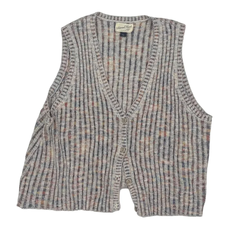 Super Sale Vest Sweater By Universal Thread In Rainbow Print, Size:L