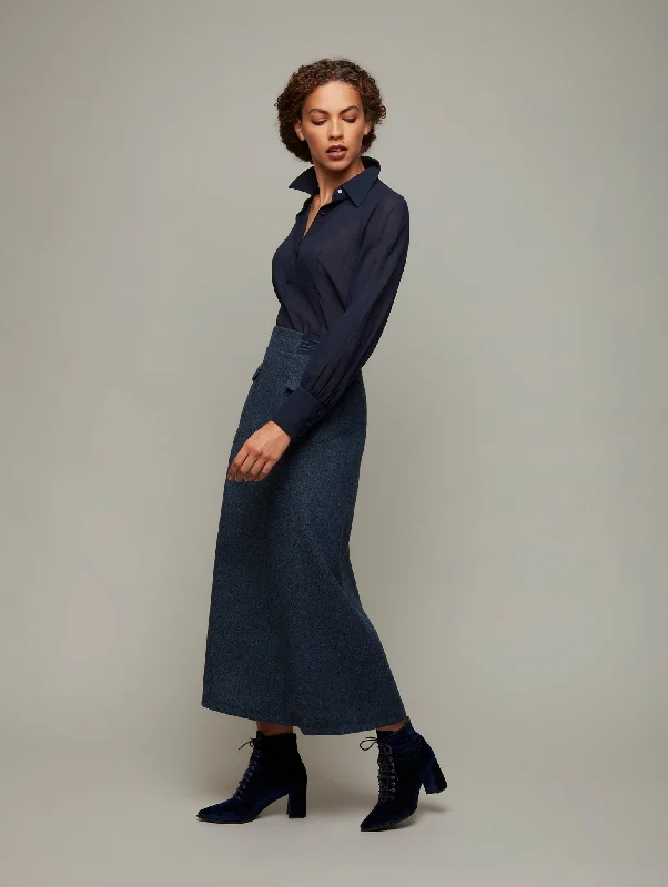 Can't Miss ASPEN | A Line Wool Skirt