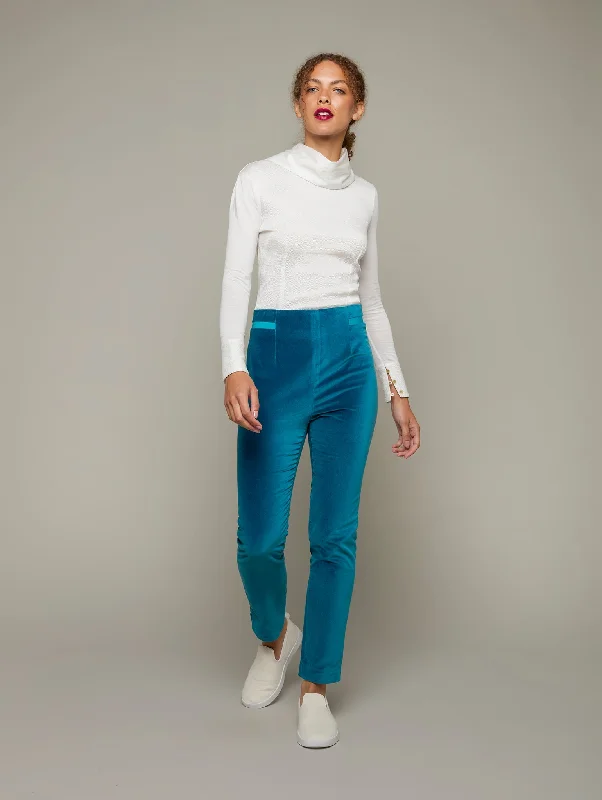 Final Markdown BUD | High-Waist Velvet Trousers