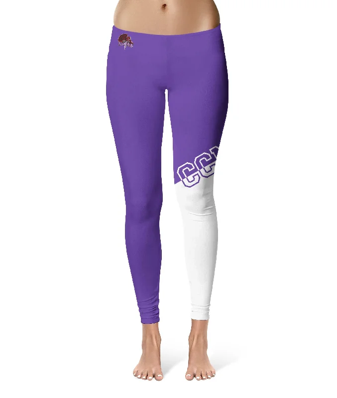 Bonus Savings City College of New York Beavers Vive La Fete Game Day Collegiate Leg Color Block Women Purple White Yoga Leggings Bonus Savings City College of New York Beavers Vive La Fete Game Day Collegiate Leg Color Block Women Purple White Yoga Leggings
