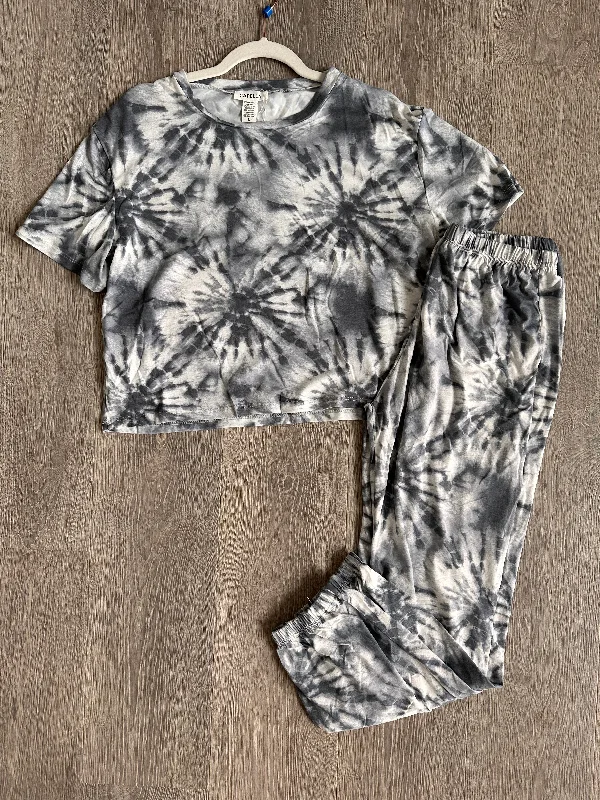 Bonus Savings Grey Tie Dye Jogger Set