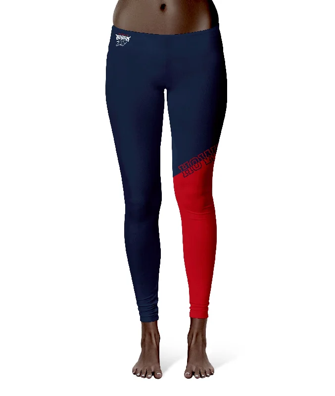 Price Blitz Howard University Bison Game Day Leg Color Block Blue Red Yoga Leggings for Women by Vive La Fete Price Blitz Howard University Bison Game Day Leg Color Block Blue Red Yoga Leggings for Women by Vive La Fete