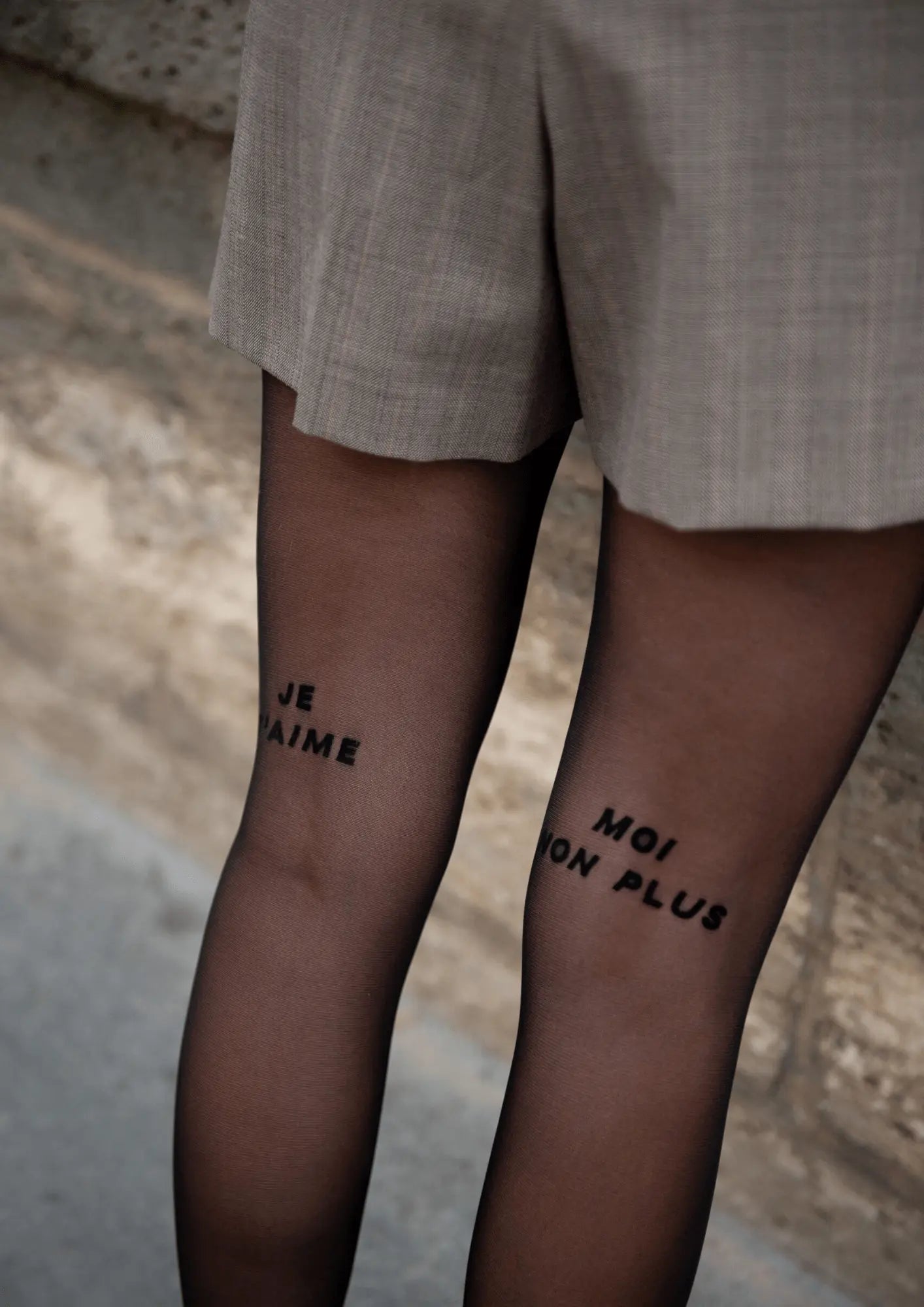 TIME-Limited Offer JE T'AIME, MOI NON PLUS TIGHTS