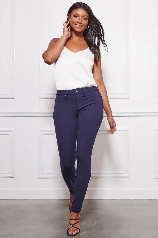 Deep Discounts Navy hyperstretch skinnies
