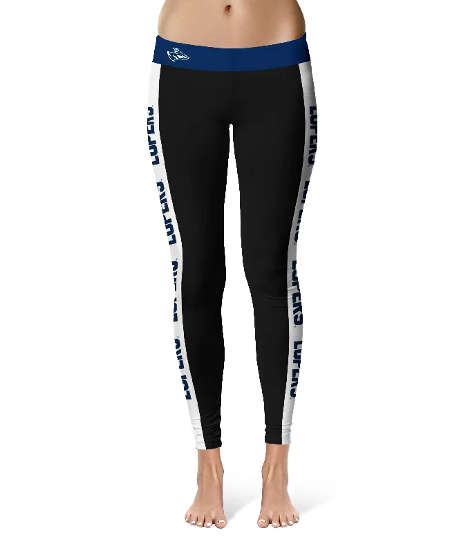 Special Price Nebraska-Kearney Lopers UNK Game Day White Stripes Black Yoga Leggings for Women by Vive La Fete Special Price Nebraska-Kearney Lopers UNK Game Day White Stripes Black Yoga Leggings for Women by Vive La Fete