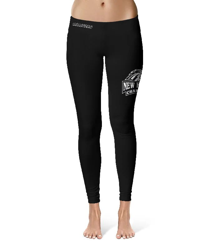 Flash Deals New Haven Chargers Game Day Large Logo on Thigh Black Yoga Leggings for Women by Vive La Fete Flash Deals New Haven Chargers Game Day Large Logo on Thigh Black Yoga Leggings for Women by Vive La Fete