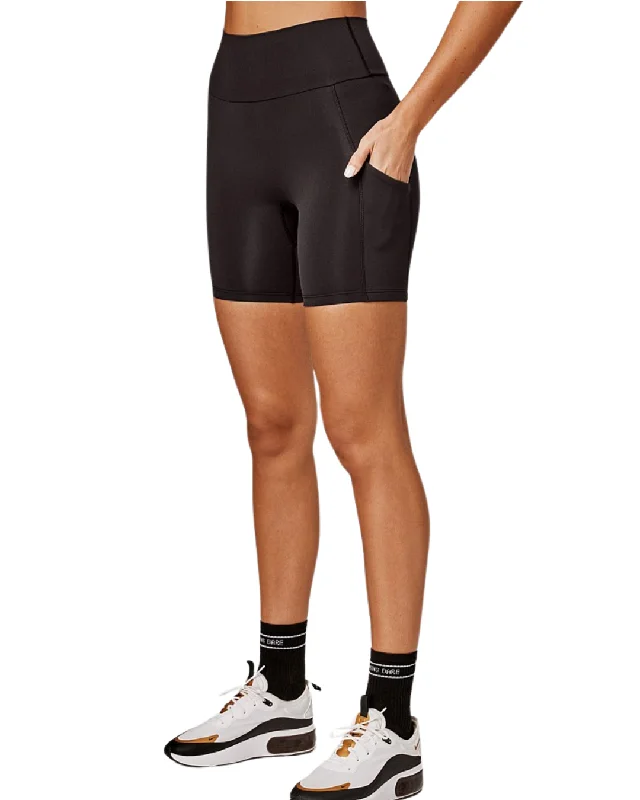 Special Discount Running Bare Barely There Seamless Bike Tight 6" | Black