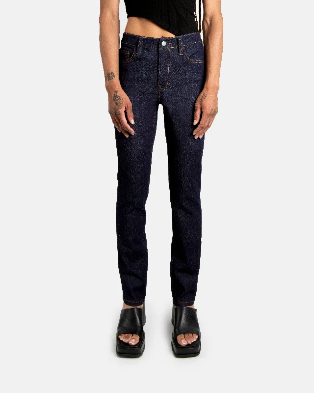 Hurry In Slim straight fit jeans in space blue