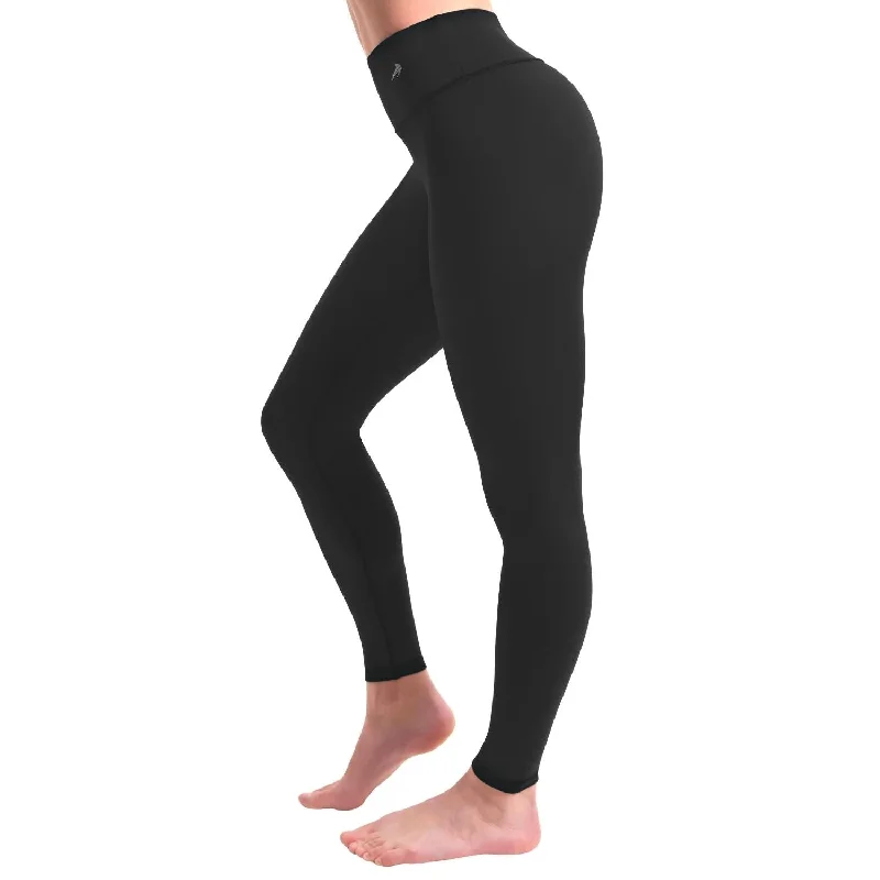 Bargain Prices Women's Compression Leggings - Black W/ Back Zipper Pocket