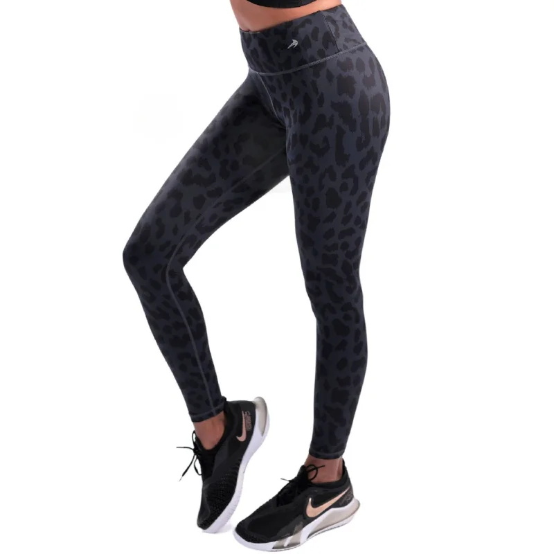 Major Savings Women's Compression Leggings - Leopard Black