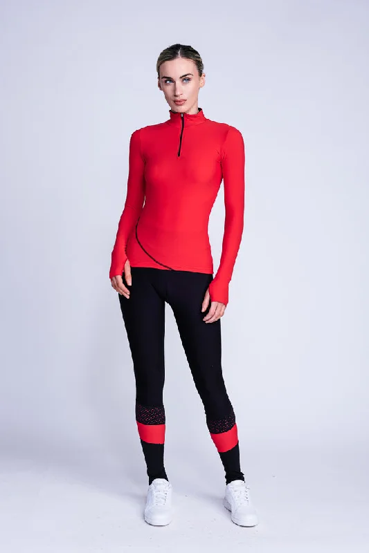 Today’s Deal Desire Non-Slip Leggings in Red