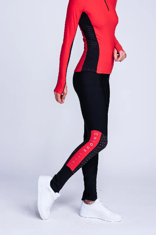 Great Deals Inspire Non-Slip Leggings in Red