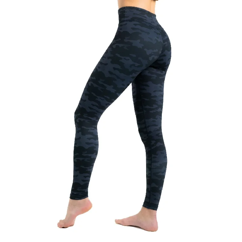 Price Rollback Women's Compression Leggings Super High Waist - Camo Black